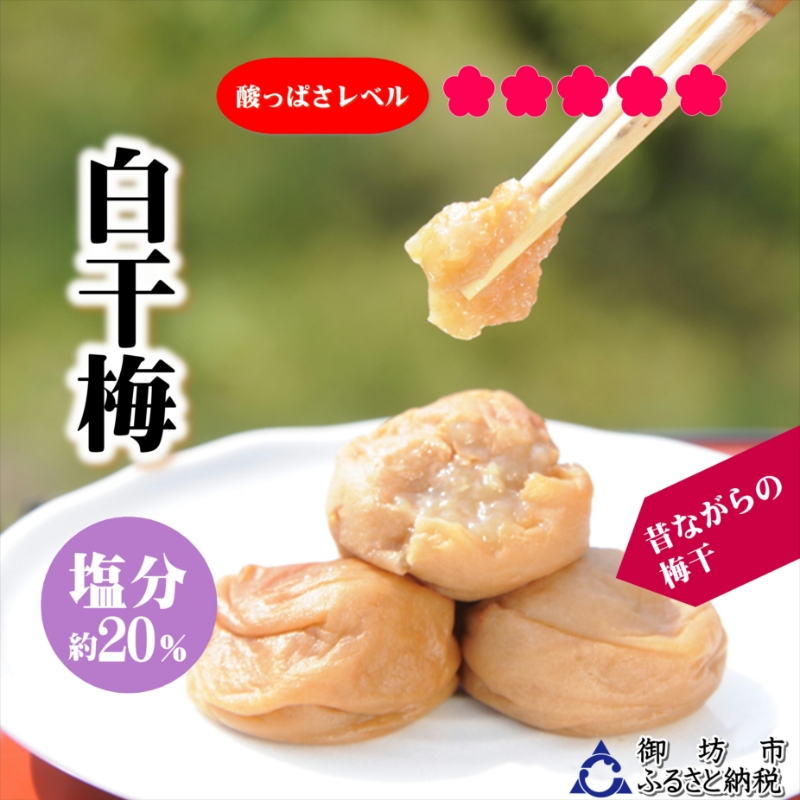 【0947-3】紀州南高梅　白干梅　1.2kg　家庭用（B級、C級）