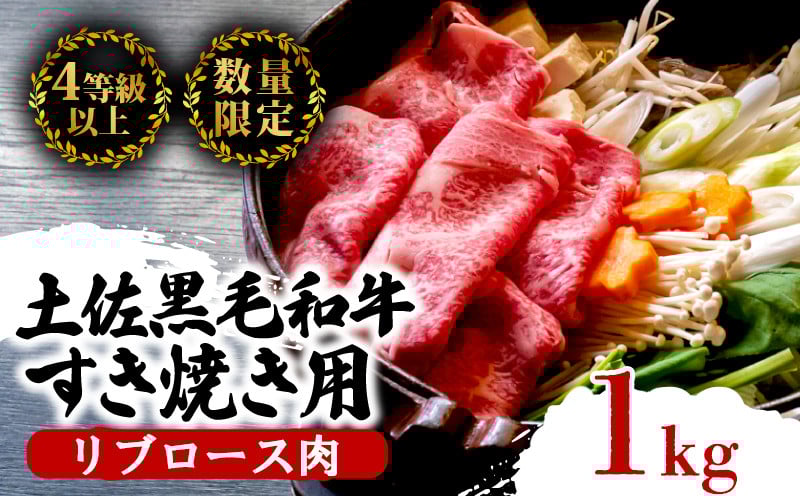 
            【年内発送】 土佐 黒毛 和牛 すき焼き用 1kg | 特撰 リブロース肉 最上位等級 A4 A5 最高ランク 贅沢 すきやき スキヤキ用 今年中に届く 2025発送 2025配送 今年中にお届け 鍋 焼肉用 霜降り肉 焼肉 バーベキュー BBQ 肉 冷凍 お歳暮 ギフト小分け 冷凍 国産 牛肉 高知県 須崎 TM014-all
          