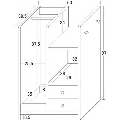 ふるさと納税 海南市 Newランドセルハンガーラックキャスター付　BR |  | 03