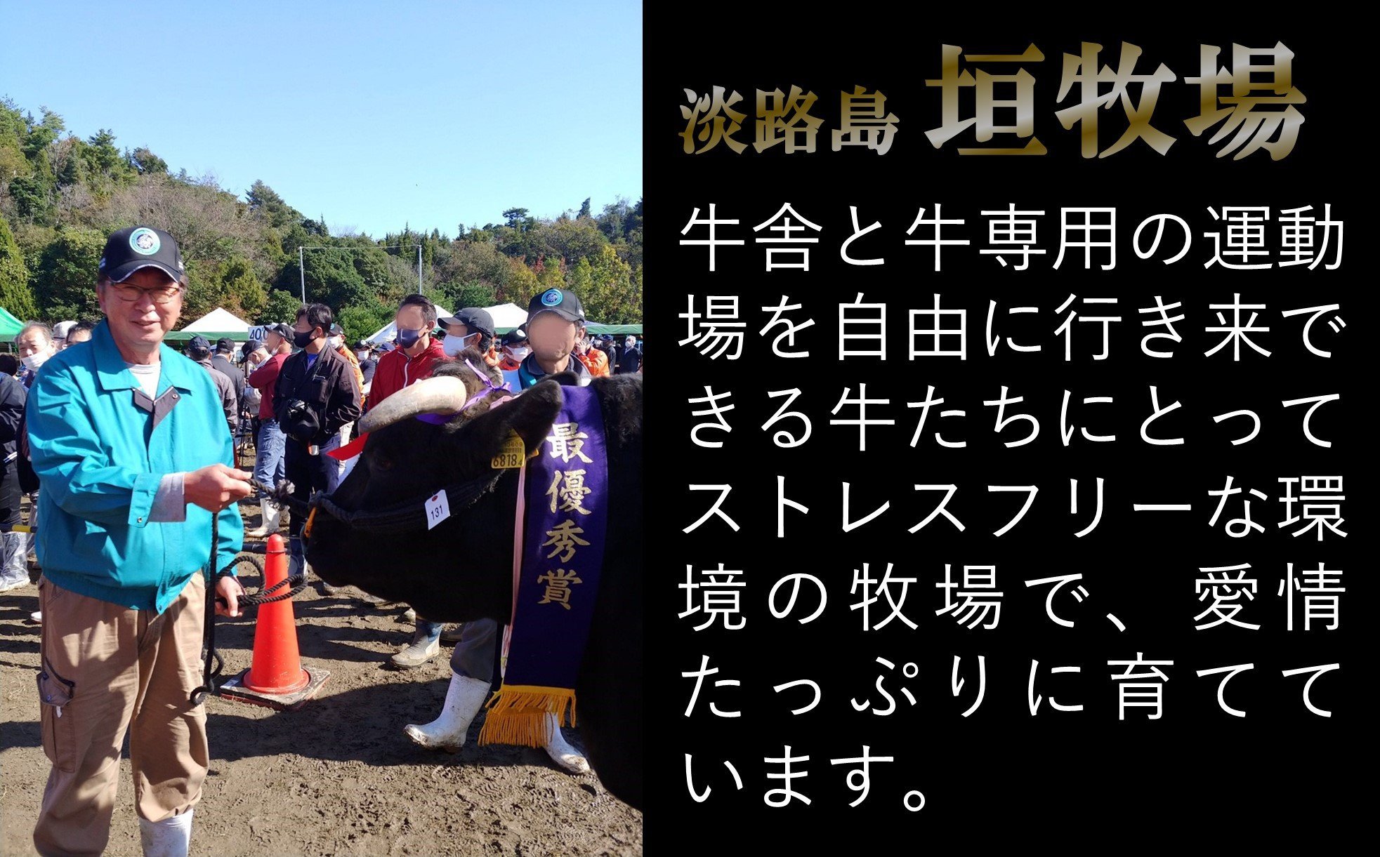 【数量限定】牧場直売「淡路姫和牛」たれ漬　800g（400g×2パック）