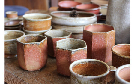 【信楽焼 土の子窯皆川陶房】マグ 穴窯焼成