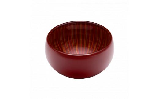 百色 蕾 クリスタルボウル（S 朱）