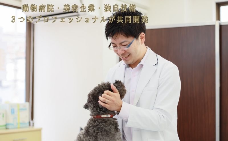 動物病院皮膚科チームが開発・設計、フワフワの毛並みを実現する美容メーカーの独自技術を採用、厳選された国産原料を使用、旅行のお供にも最適な新しい犬用日常ケアシャンプー、「慶和シャンプー(登録商標)」300ml ３か月ごと年間定期お届け便（計4回）