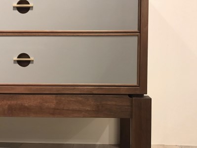 旭川家具 東10号工房「law board（ローボード）」〈カラー：グレー〉