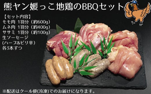 熊ヤン媛っこ地鶏のBBQセット