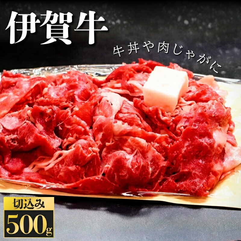 【ふるさと納税】【牛肉の最高峰黒毛和牛】黒毛和牛 伊賀牛切込み500g/ 創業明治38年の老舗金谷から旨味凝縮の伊賀肉をお届け! 黒毛和牛 牛肉 切込み 500g伊賀牛 ブランド牛 肉 おすすめ 旨味 うまみ コク 牛丼 肉じゃが 料理 調理 金谷 冷凍 三重県伊賀市 送料無料