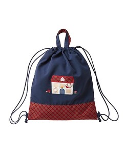 【ファミリア（familiar）】ナップサック（260026）　XF（赤系チェック）