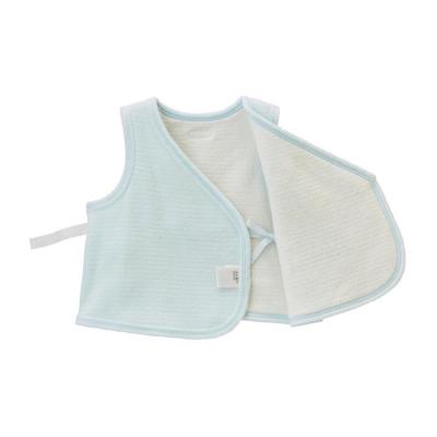 ふるさと納税 玖珠町 ミキハウス ベビー 無撚糸 パイルボーダー 胴着 ( ブルー ) |  | 02