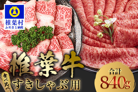 【A5ランク】 椎葉牛 すき焼き 2種 食べ比べ 肩ロース420g・牛もも420g 計840g すき焼き しゃぶしゃぶ | ふるさと納税 すき焼き しゃぶしゃぶ 肉 牛肉 高級肉 黒毛和牛 国産 モモ 肩ロース 宮崎県 椎葉村 人気 送料無料 | TK-111