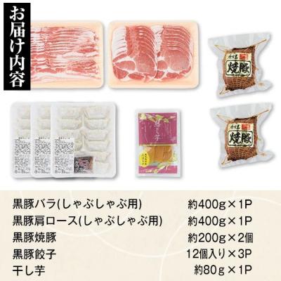 ふるさと納税 肝付町 ふるさと黒豚セットA+黒豚焼豚2個　B02097 |  | 03