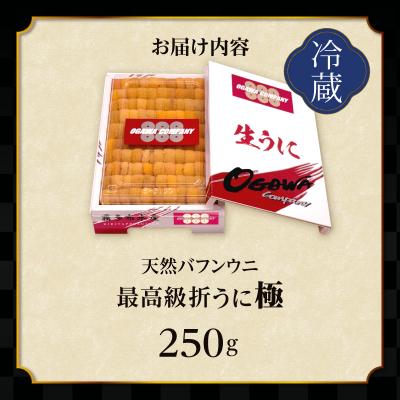 ふるさと納税 浜中町 ≪プロ厳選≫最高級折うに(極)計250g_H0014-007 |  | 02