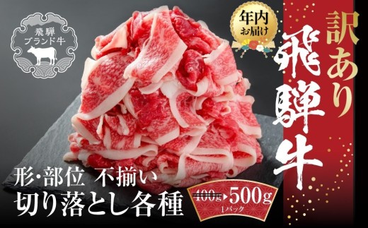 【12月配送】年内配送 訳あり 飛騨牛 切落とし 500g 冷凍真空パック | 年内発送 訳あり 牛肉 お肉 切り落とし 薄切り すき焼き すきやき 黒毛和牛 和牛 人気 牛肉 ギフト お取り寄せ 年内配送 年内発送 飛騨高山ミート MZ011VC12
