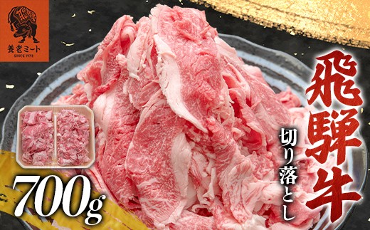 
                  小分けしやすい！飛騨牛 切り落とし 700g 牛肉 和牛 肉 お肉 切落し 不揃い 訳あり 岐阜県 坂祝町 養老ミート ブランド牛 国産 霜降り 赤身 モモ カタ スライス すき焼き 牛丼 炒め物 冷凍 お取り寄せ 12,000円 F6M-397
                