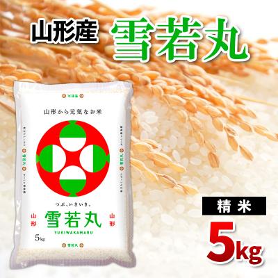 ふるさと納税 山形市 山形県産雪若丸 精米 5kg FZ26-842
