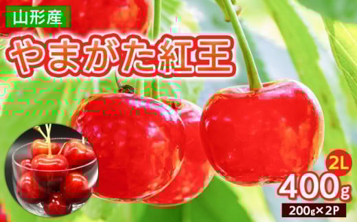 やまがた 紅王 2L 400g(200g×2パック)【令和8年産先行予約】FS25-064