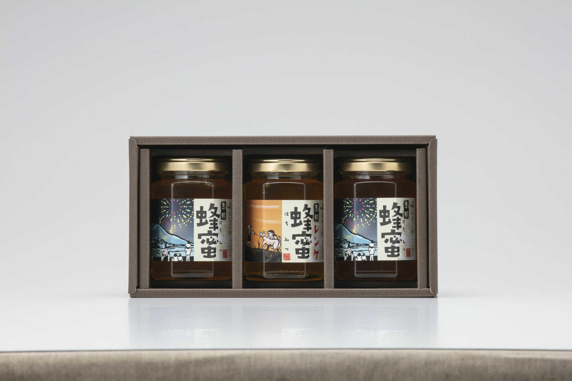 【ふるさと納税】恵那蜂蜜 3本 ギフト箱入りセット (蓮華蜂蜜・百花蜂蜜・栗蜂蜜180g×各1本) 国産 はちみつ 蜂蜜 ハチミツ 岐阜県産 恵那市産 健康 美容 産地直送 お取り寄せ恵那市 / はち工房こうけつ[AUDF007]