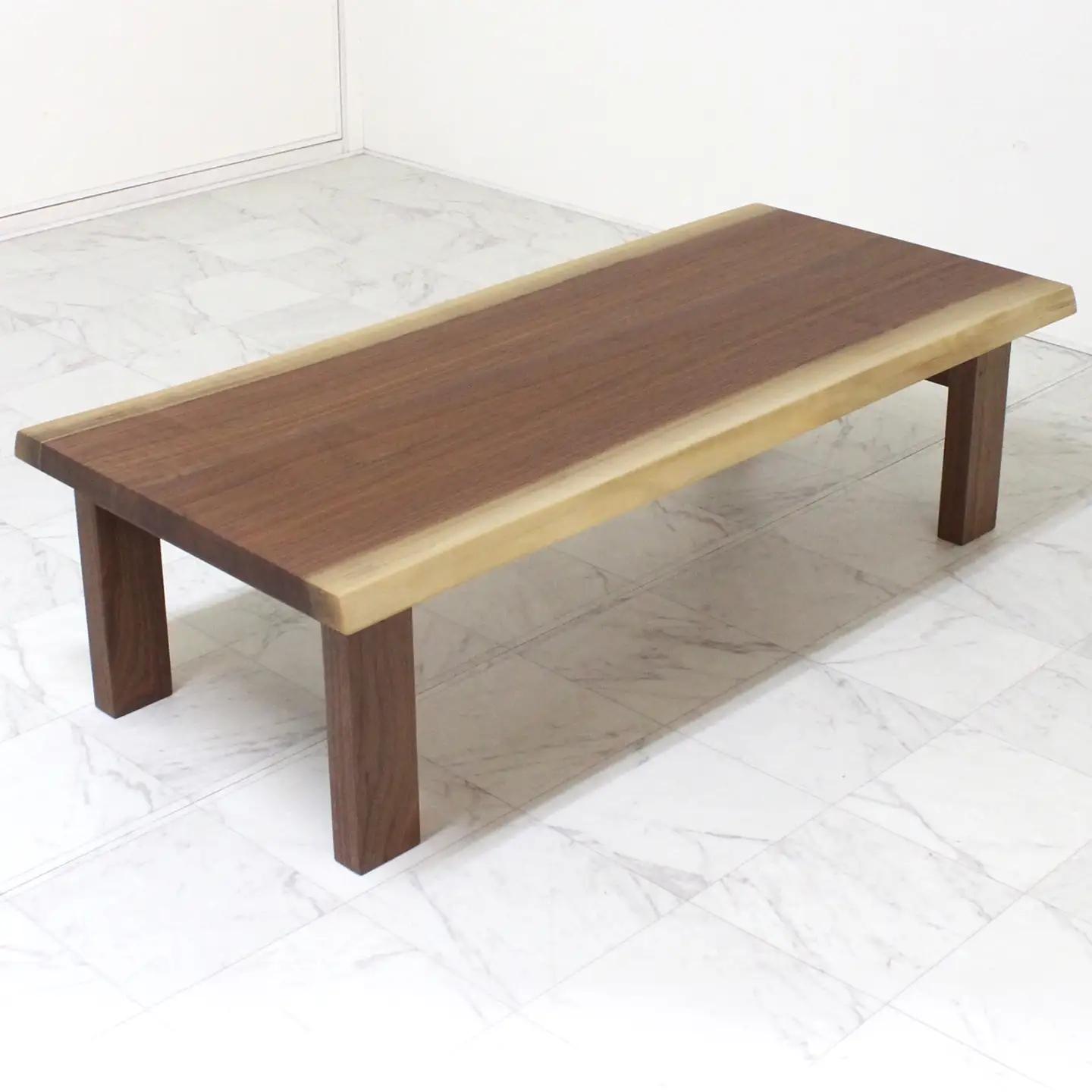リビングテーブル　自然木無垢 ウォールナット WN 1300_4Leg｜ 家具 テーブル