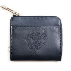 【カラー選択要】正倉院文様革財布 ミニマル 選べる3色 コンパクト 正倉院 革財布 HARUHINO 68-002