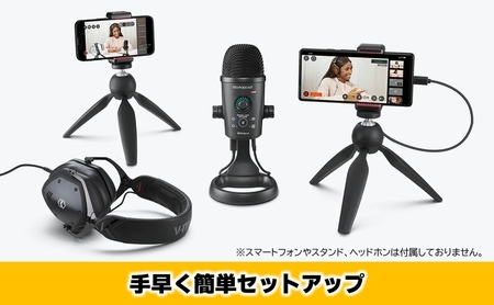 【Roland】スマホ対応USB配信用マイク/GO:PODCAST 【配送不可：離島】 USBマイク マイク 配信 初心者 簡単 高品質 ローランド 浜松市
