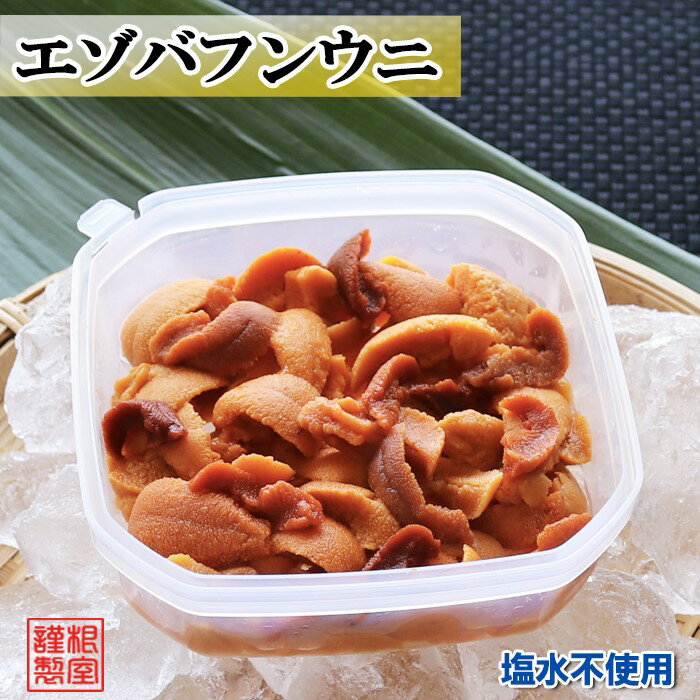 【ふるさと納税】エゾバフンウニケース詰め(赤系)約60～70g×1P[10月中旬以降発送] G-71005