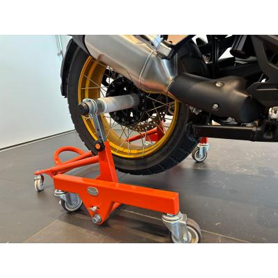 ふるさと納税 小牧市 バイクスタンド ガレージREVO BMW極太貫通ショートタイプ 色:シルバー[184M04-03] |  | 01