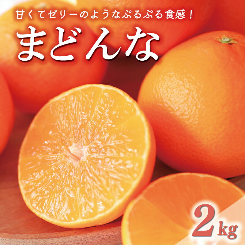 【ふるさと納税】 数量限定 先行予約 訳あり まどんな 2kg 8000円 高級 人気 ブランド プレミアム マドンナ 産地直送 農家直送 愛媛 みかん mikan 蜜柑 ミカン 国産 期間限定 特産品 フルーツ 果物 柑橘 甘い おいしい お取り寄せ ギフト プレゼント 岡平農園 愛南町 愛媛県