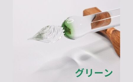 clarto　ガラスペンlavie（アマガエル）　筆記用具 ガラスペン 硝子ペン 手作り ガラス 硝子 かわいい インク 手紙 日記 プレゼント ギフト 墨田区 東京都 ピンク
