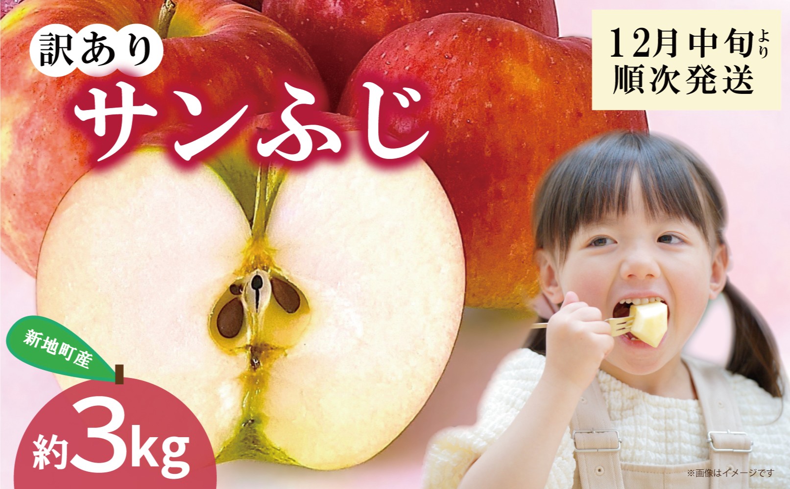 
                  りんご サンふじ 訳あり  約3kg 1箱  | 果物 くだもの リンゴ フルーツ 旬 産地直送 農家直送 食品 人気 おすすめ 送料無料 お取り寄せ 福島県 新地町 訳アリ わけあり 葉とらず サンフジ フジ ふじ りんご
                