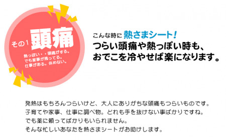 熱さまシート 大人用 16枚×5箱セット【愛媛小林製薬】 発熱 頭痛 歯痛 打ち身 暑さ対策に