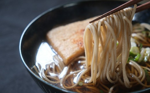 【長野県信濃町ふるさと納税】通年配送「信州そば満腹食べ比べセット（18食分）」地粉そば200g×３、細切りそば220g×３、半生信州そば300g×３｜だしつゆ25g×18食分付き