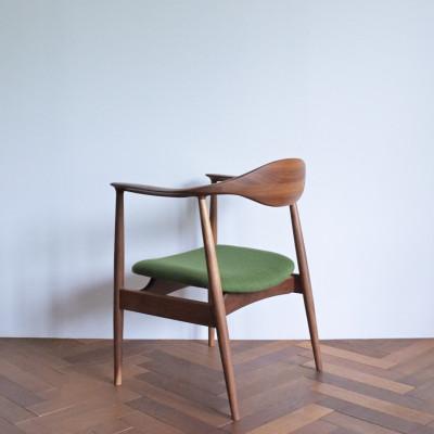 ふるさと納税 小野市 アームチェア　ウォールナット　グリーン |  | 02