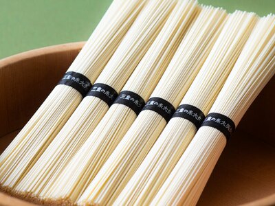 うまみが違う！ 寒製素麺「三重の糸」　　　大矢知手延素麺　１８把入（６把入×３袋）