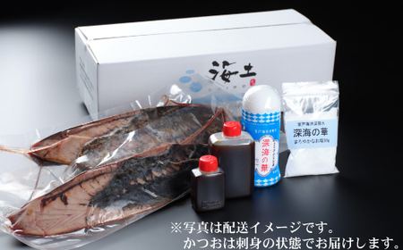 定期便(３回お届け）訳あり炭焼きかつおのたたき　200g　海土 ポン酢・塩付き  かつおのたたき カツオのたたき 鰹 カツオ 訳あり たたき 惣菜 海鮮 冷蔵 kd012