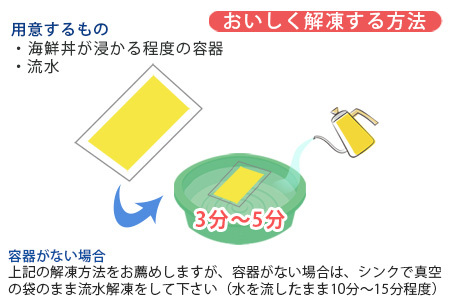 地魚を使った鮮度が自慢の海鮮丼(魚8種/酢飯150g×各2食) 急速冷凍 海鮮 夕食 簡単 解凍