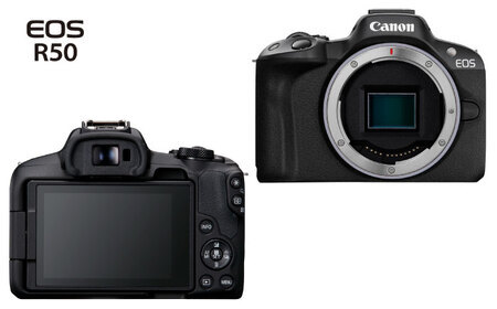 Canon EOS R50 レンズキット 1年保証 ブラック【長崎キヤノン】[MA24] キャノン ミラーレスカメラ AF