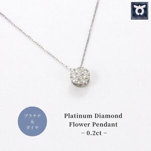 フラワーダイヤ　ペンダント　Ｐ5934DI-P2【053-006】