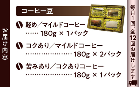 【全12回定期便】【コーヒー豆】葉山スペシャル珈琲豆アソートセット 4パック入り コーヒー豆 珈琲豆 コーヒー 【Cafetier】[ASAD019]
