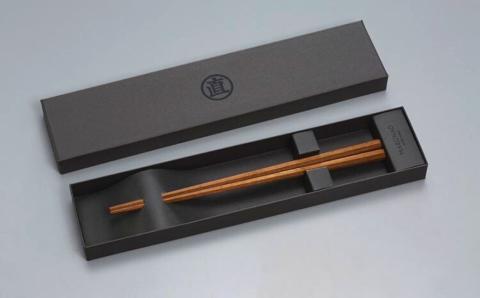 上八角箸（はし） 紫檀 220mm 箸 高級箸 贈答用箸 22cm 燕三条製 ものづくり [マルナオ]【010P128】 [010P128]