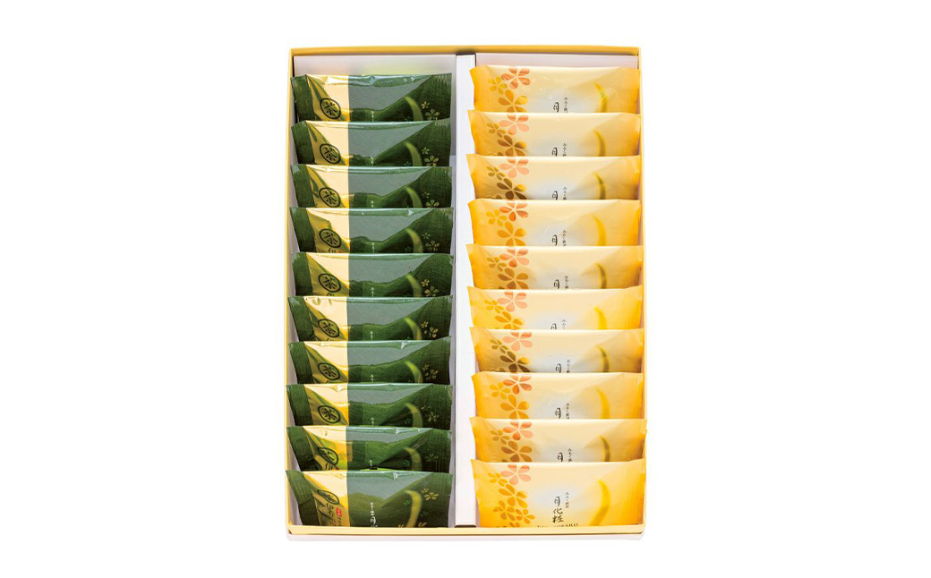 青木松風庵 月化粧 ＆ 伊右衛門 月化粧 抹茶 各10個詰合せ 合計20個入り【7営業日程度で発送】｜ お菓子 和菓子 洋菓子 饅頭 まんじゅう ミルク饅頭