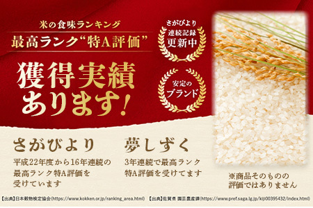 【3回定期便】令和7年産 鹿島市産 [さがびよりor夢しずく] 5kg 1袋 ×3ヶ月【品種指定不可】 玄米 精米　F-92