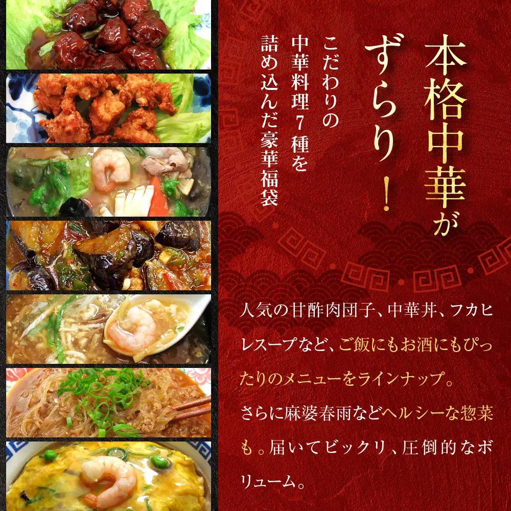 中華総菜7種7品詰合せ 中華料理 京都 チャイナノーヴァ