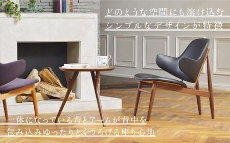 イージーチェア IL-10 北欧家具 北欧テイスト 椅子 飛騨の家具 飛騨家具 家具 インテリア 本革 いす ウォールナット 天然木 飛騨高山 キタニジャパン TR4597