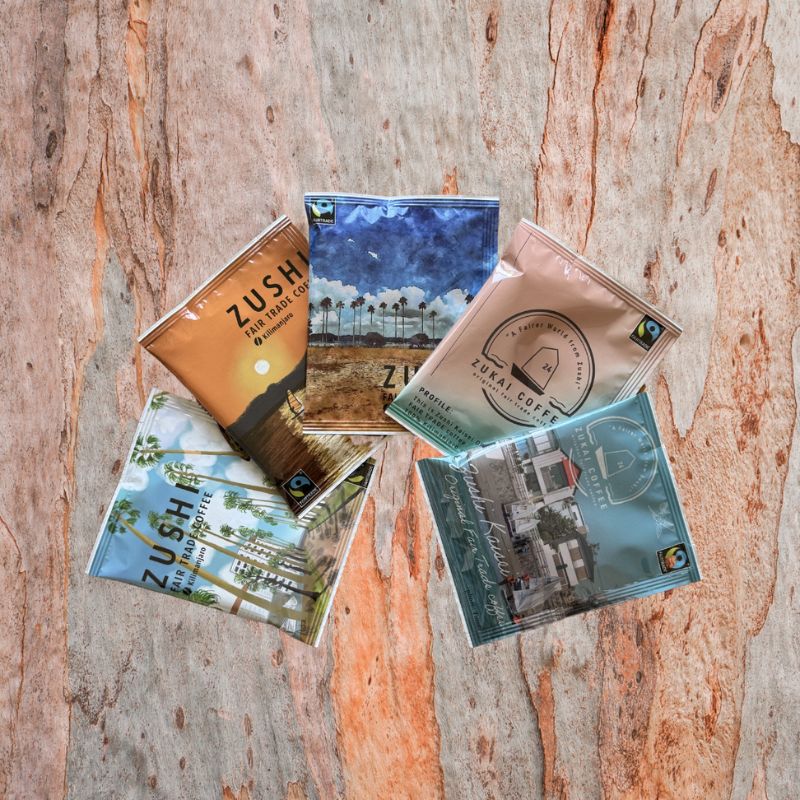 【ふるさと納税】ZUKAI COFFEE / コーヒー / フェアトレード / ドリップ100個セット エコバッグ付き