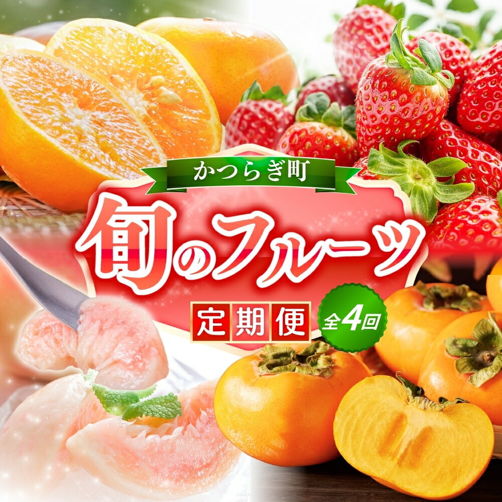 【ふるさと納税】【全4回】フルーツ王国かつらぎ町よりお届け！旬のフルーツ定期便