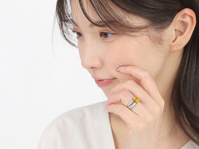 PT900/K18 ダイヤモンドリング　AR0101YD-C