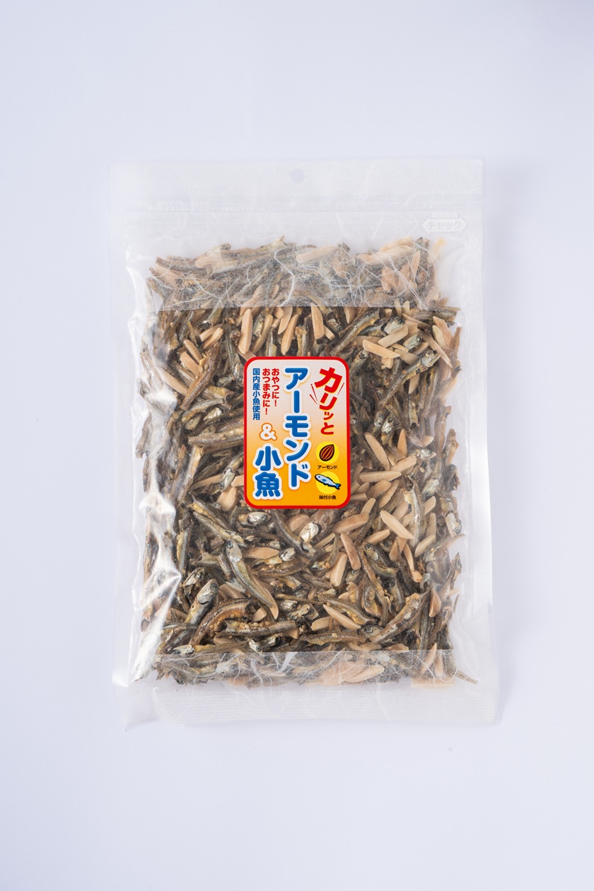 無添加 アーモンドフィッシュ 給食 250g×1袋【栄養機能食品】人気 カルシウム 小魚 おやつ おつまみ おすすめ 大容量 瀬戸内海産 かたくちいわし 美味しい おいしい 阿川食品株式会社 | A1