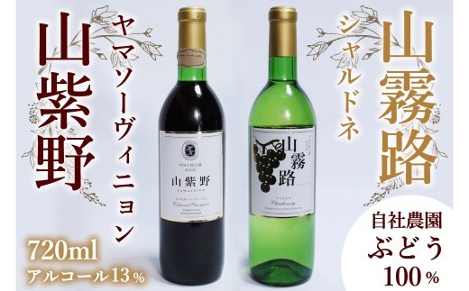 
                  ホッコーワイナリー 『山紫野』『山霧路』2本セット
                