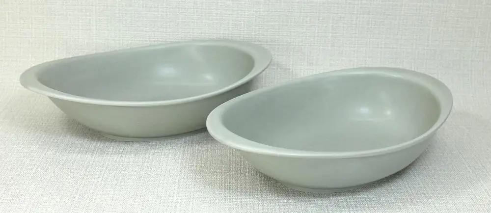 【波佐見焼】 22.5×14×5.5cm楕円オーブン鉢2個組GRL【西海陶器】2 37660｜波佐見焼 陶器