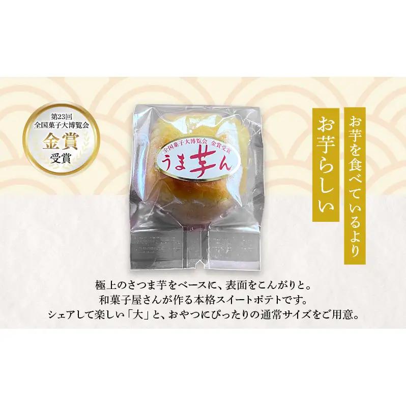 大正五年創業［お菓子の泉榮堂］うま芋ん(大) 3個入［第23回全国菓子大博覧会 金賞］どっしり特大サイズ 和風スイートポテト【 和菓子 洋菓子 お菓子 スイーツ 秋田 羽後 】