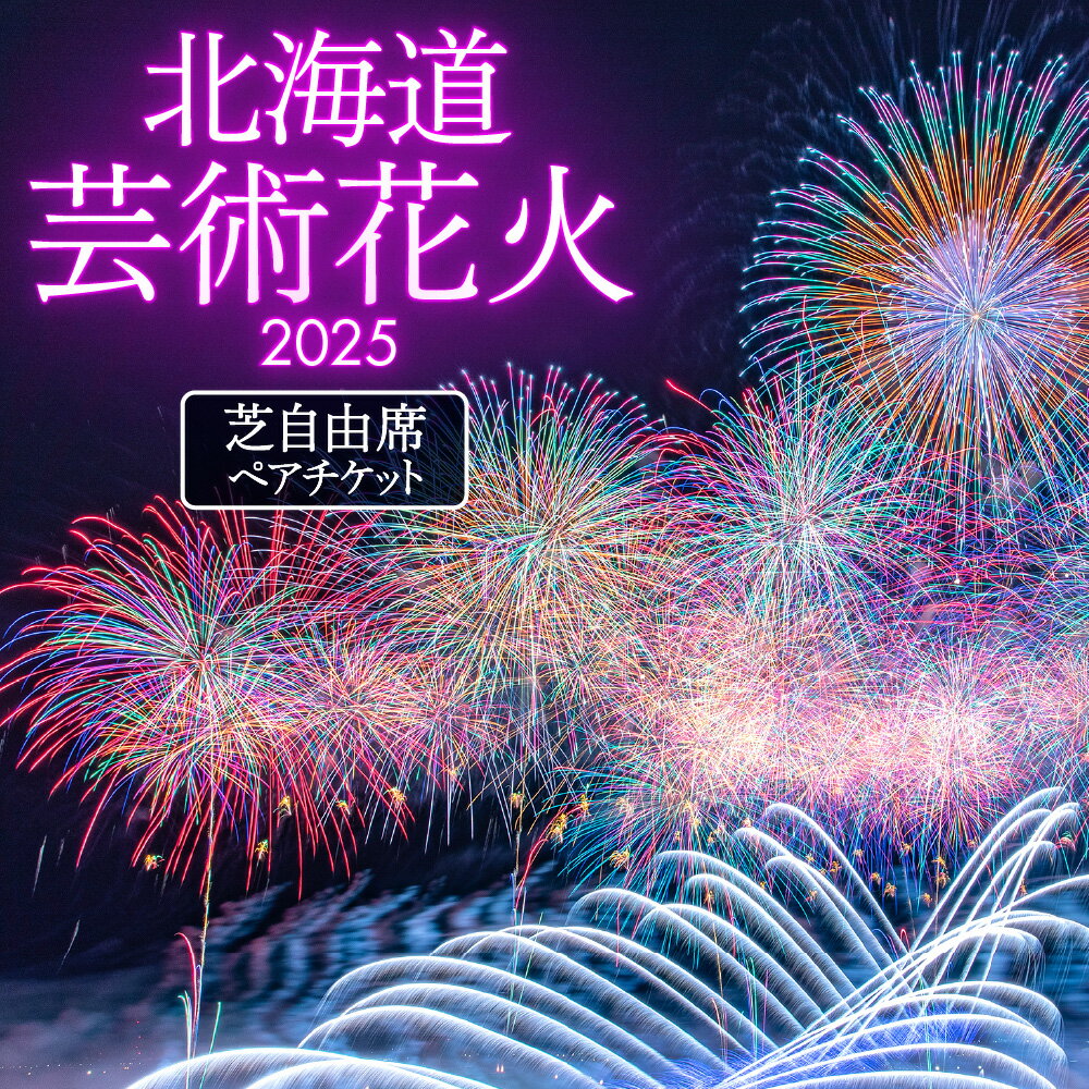 【ふるさと納税】 北海道芸術花火2025 自由席 ペア チケット 観覧券 先行予約 芝 花火 大会 芸術 モエレ沼公園 2025年9月6日 イベント 旅行 観光 北海道 札幌市